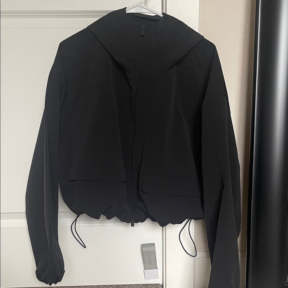 Fear of God Essentials hooded anorak jacket, black, xs